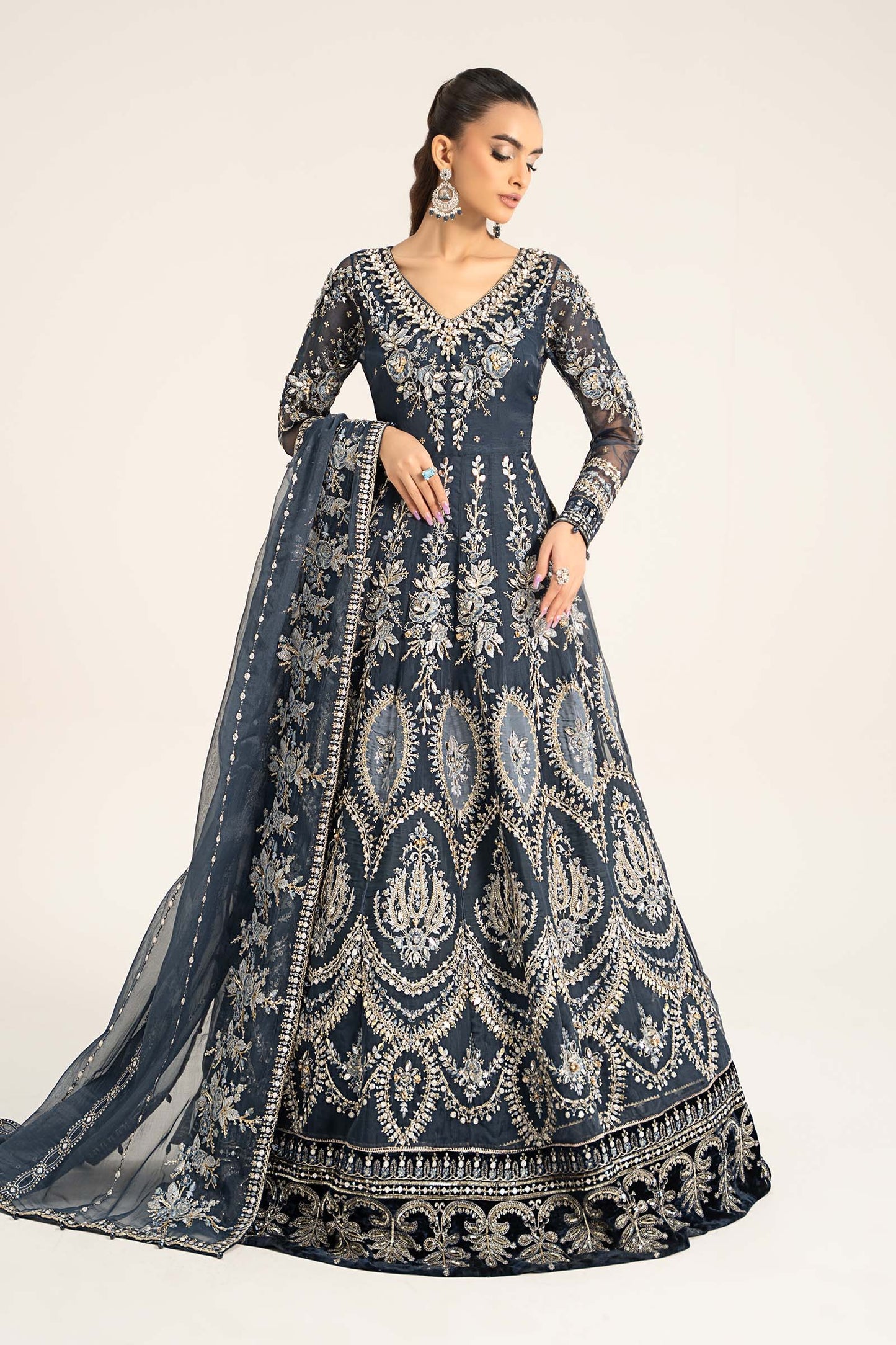 MARIA B. Embroidered Vol-29 Luxury Unstitched 3pcs