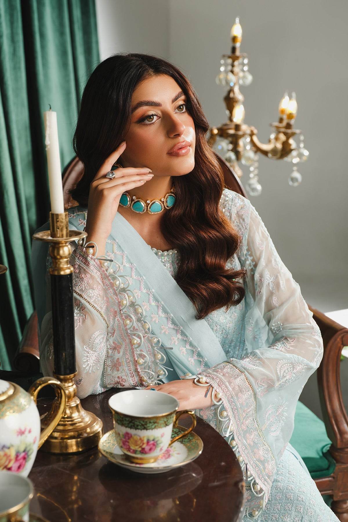 Ayla Luxury Formals Unstitched 3pcs - Jotey