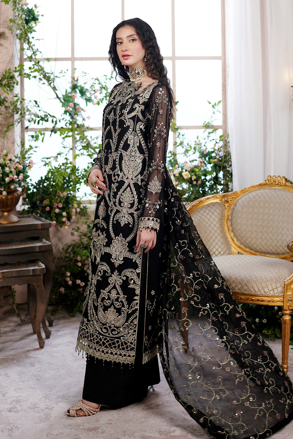 Aarzu Luxury Embroidered Vol-03 Unstitched 3Pcs