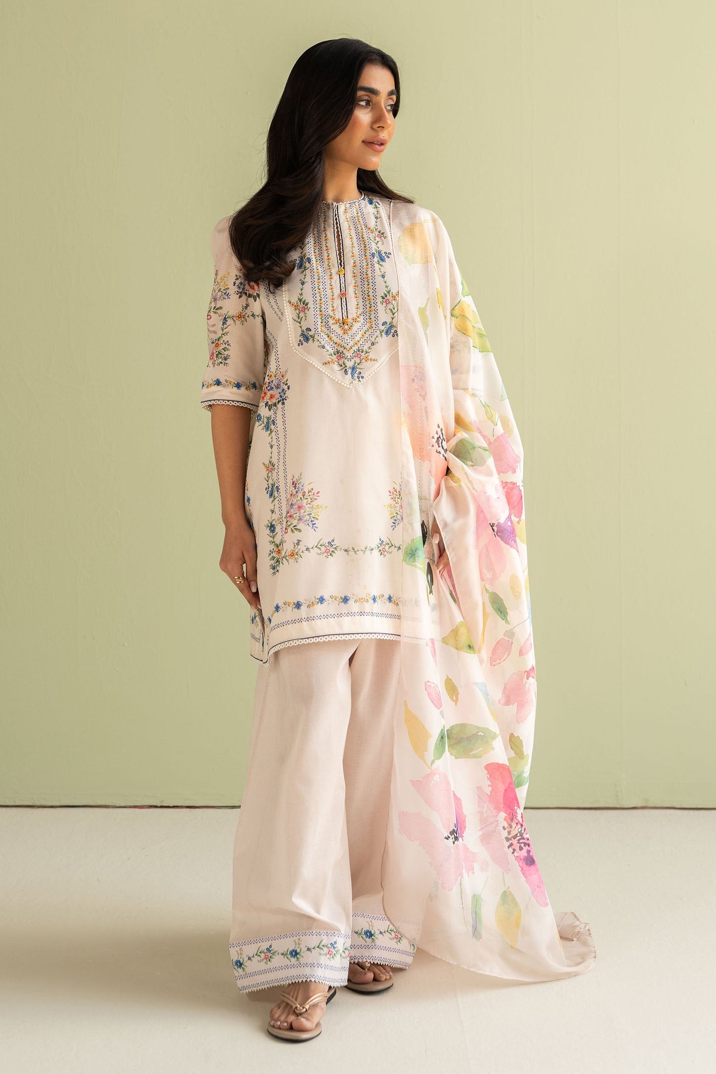 Coco By Zara Shahjahan Digital Printed Lawn Unstitched 3pcs