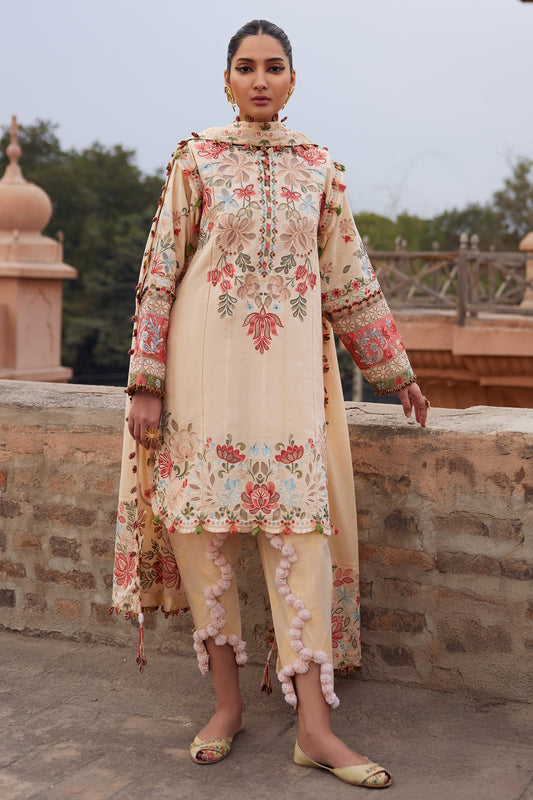 Elan Embroidered Lawn Unstitched 3pcs