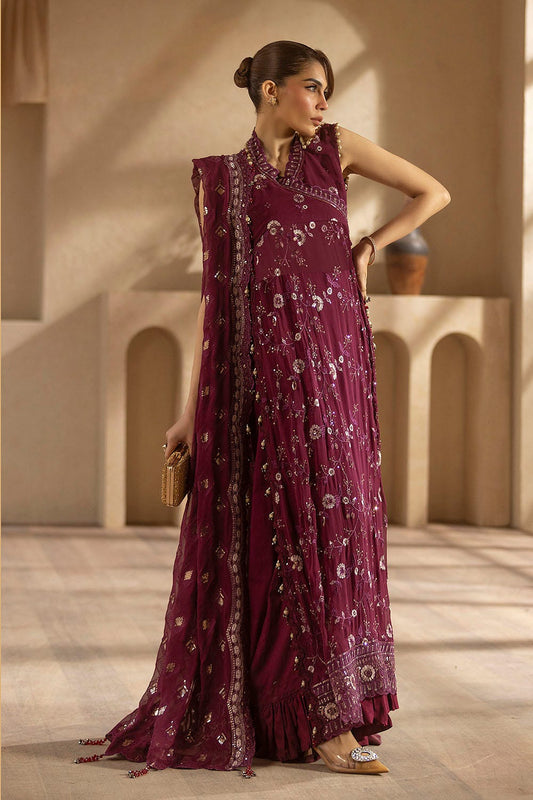Gul Ahmed Embroidered Chiffon Unstitched 3pcs