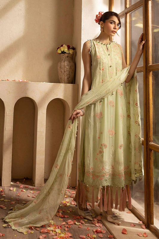 Gul Ahmed Embroidered Chiffon Unstitched 3pcs