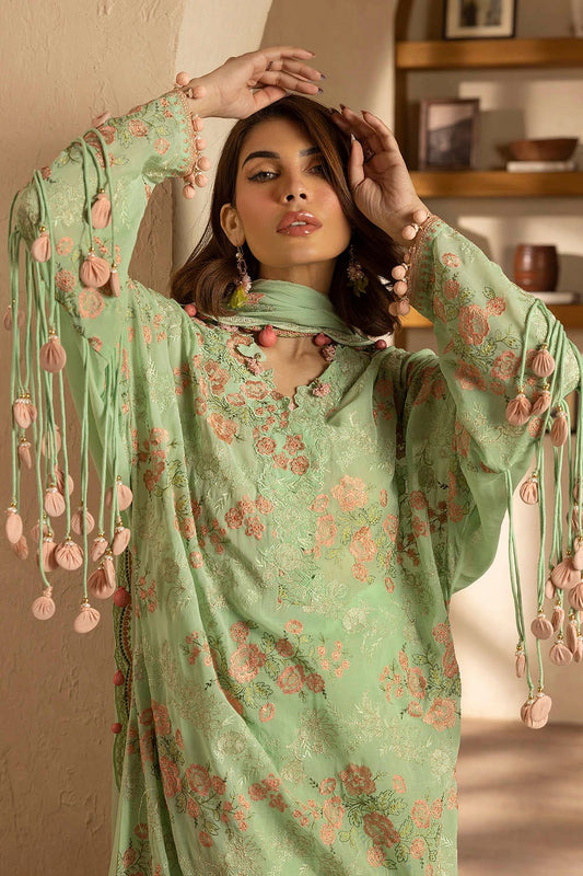 Gul Ahmed Embroidered Swiss Voil Unstitched 3pcs