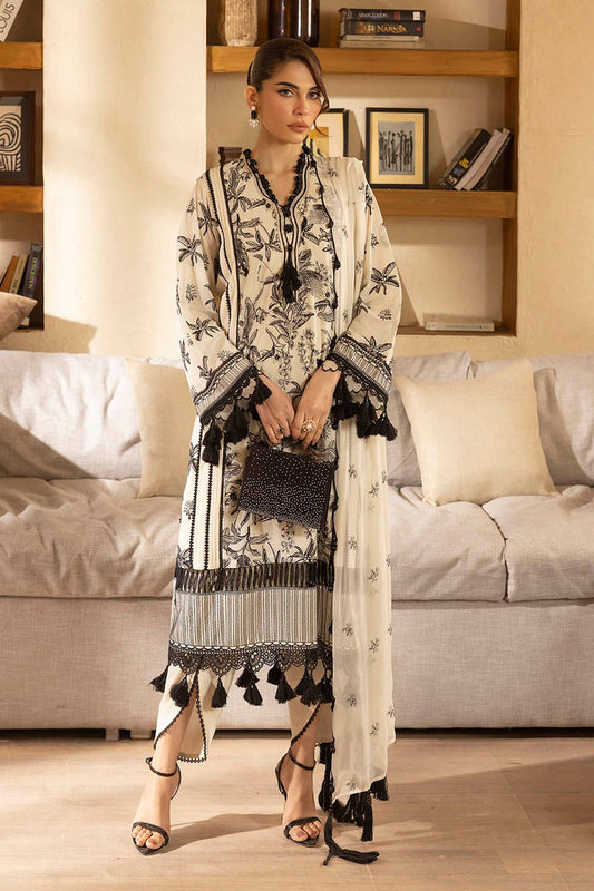 Gul Ahmed Embroidered Swiss Voil Unstitched 3pcs