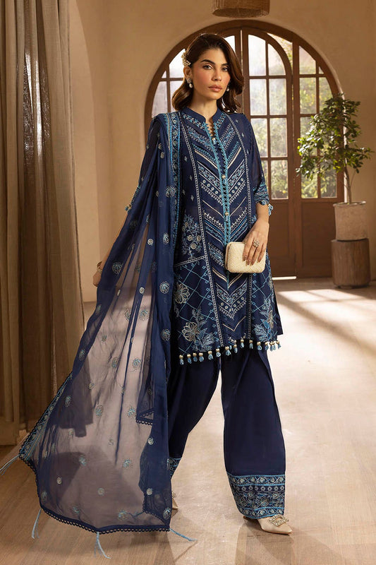Gul Ahmed Embroidered Swiss Voil Unstitched 3pcs