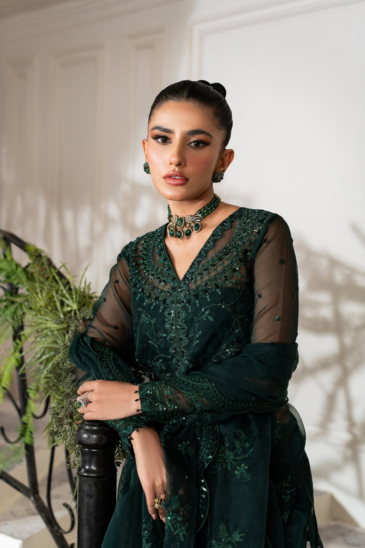 AZZAL MISHRI Luxury  Festive Embroidered Unstitched 3pcs