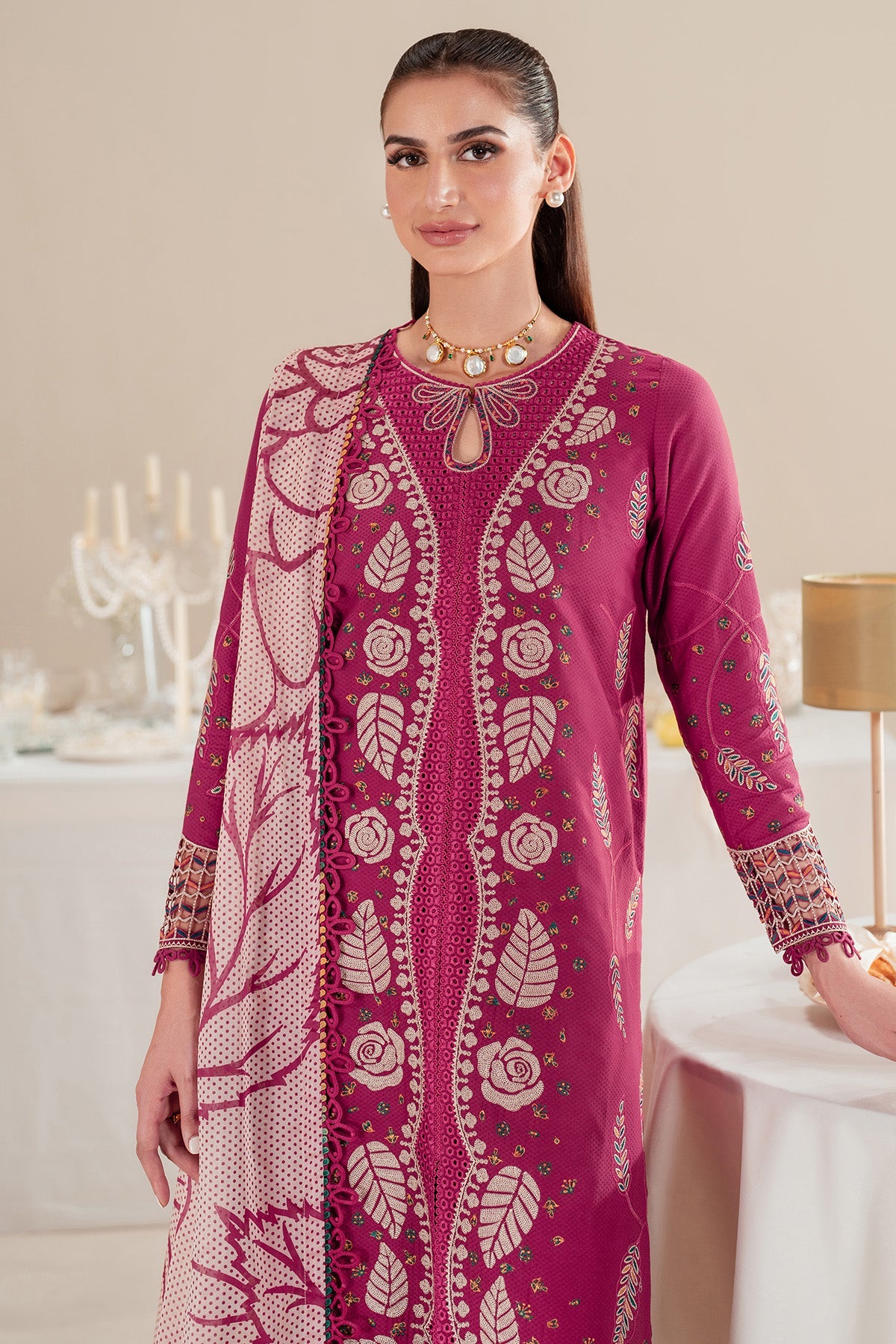 Iris By Jazmin Embroidered Luxury Lawn Unstitched 3pcs