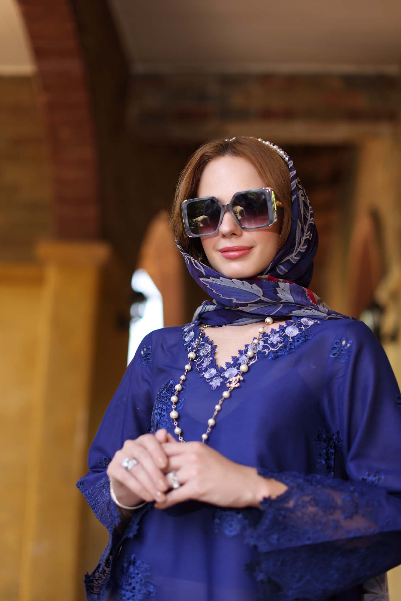 Noor By Saadia Asad Eid Luxe Printkari Embroidered Lawn Unstitched 3pcs
