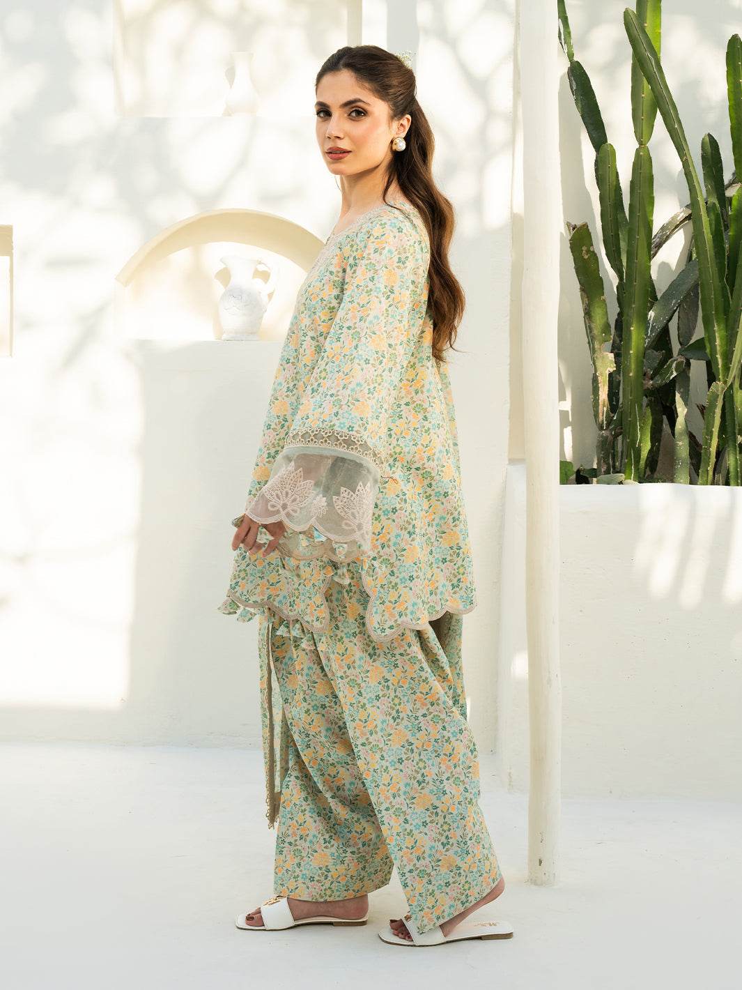 F&F Prints By Faiza Faisal Digital Printed Unstitched Lawn 3pcs - Jotey