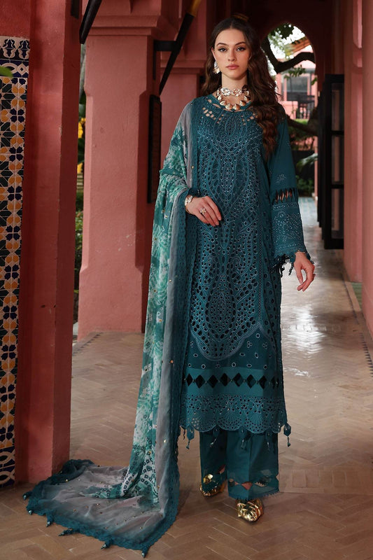 Baazar By Nureh Embroidered Chikankari Lawn Unstitched 3pcs - Jotey