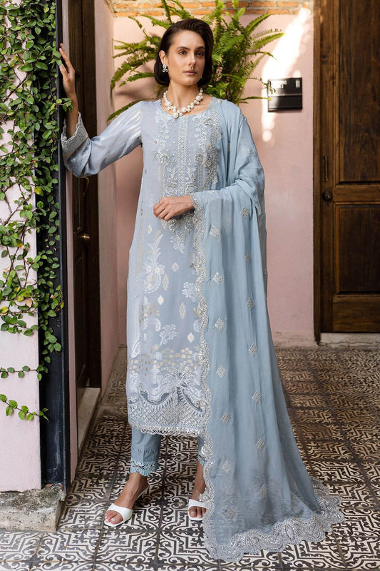 Nureh Exclusive Jacquard Unstitched Lawn 3pcs - Jotey