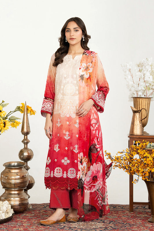 Sundas By Johra Embroidered Printed Lawn Unstitched 3Pcs