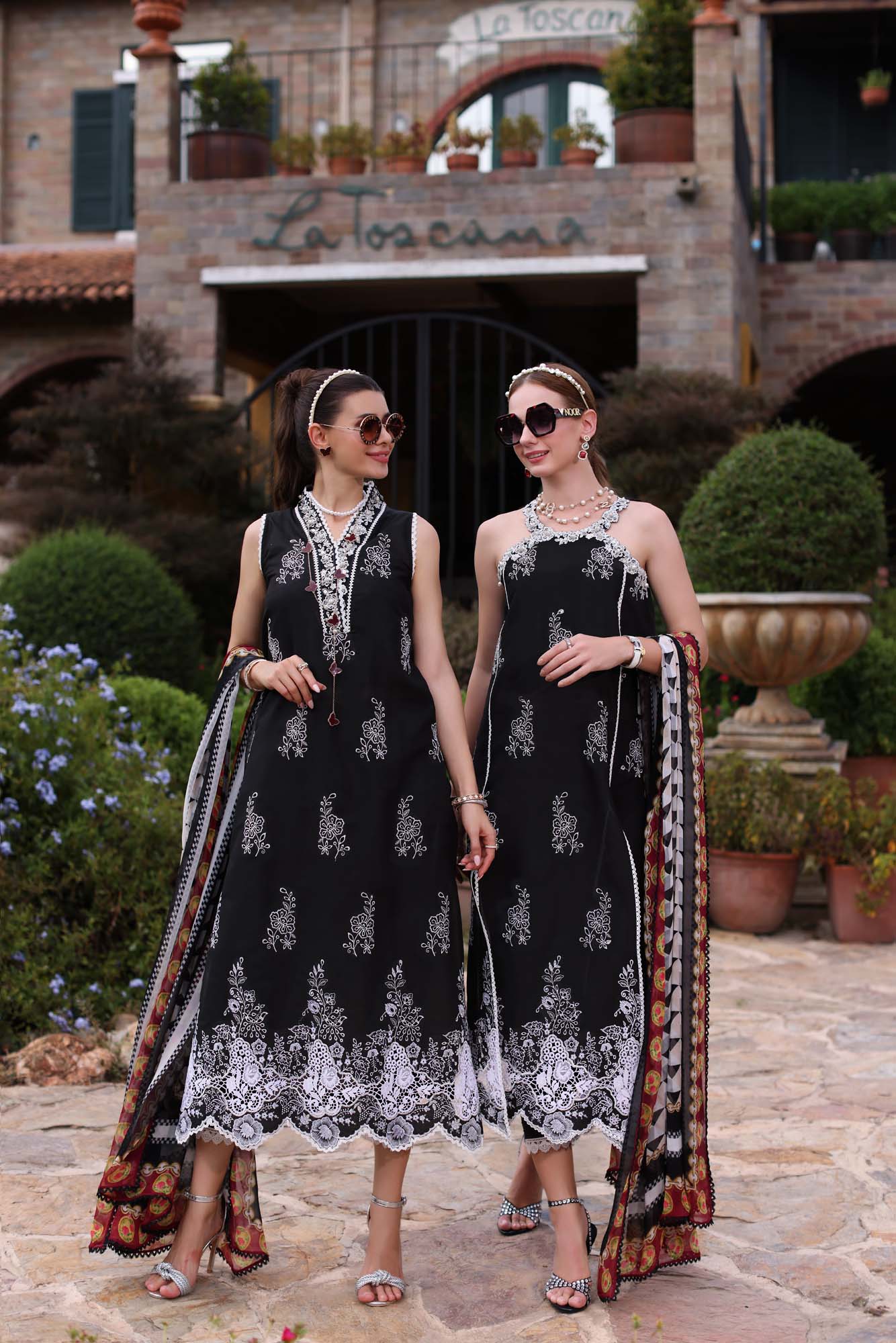 Noor By Saadia Asad Eid Luxe Printkari Embroidered Lawn Unstitched 3pcs