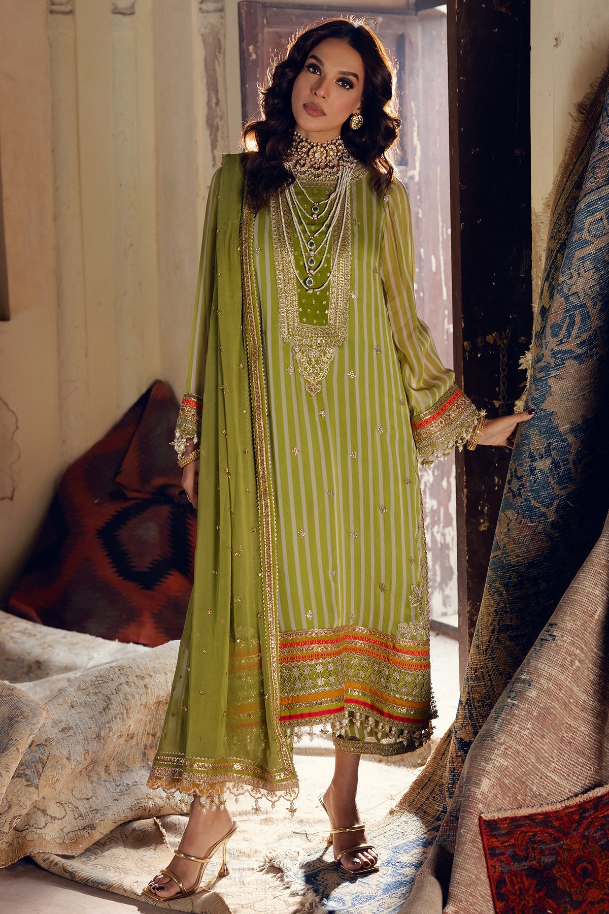 Vasal By Charizma Embroidered Luxury Chiffon Vol-03 Unstitched 3pcs