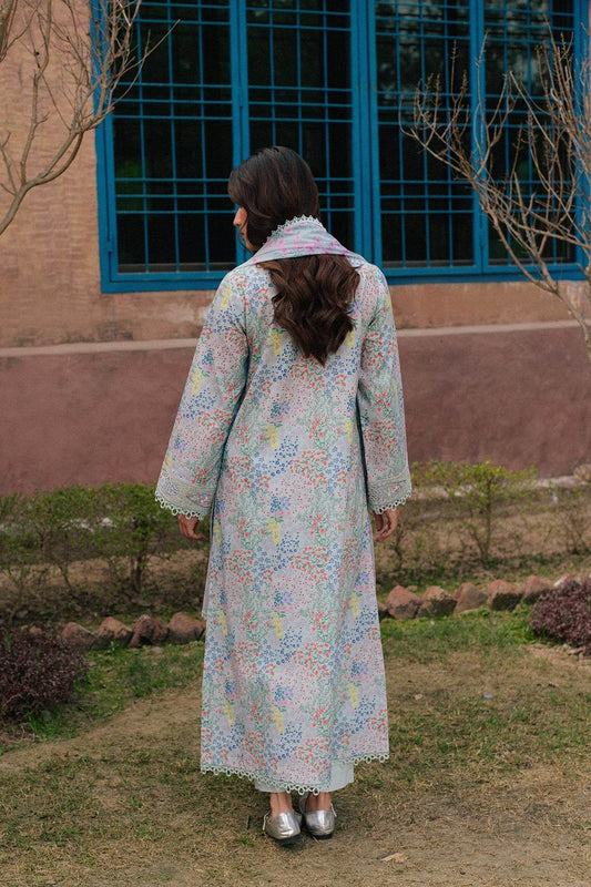 AYZEL Core Collection Embroidered Unstitched Lawn 3pcs - Jotey