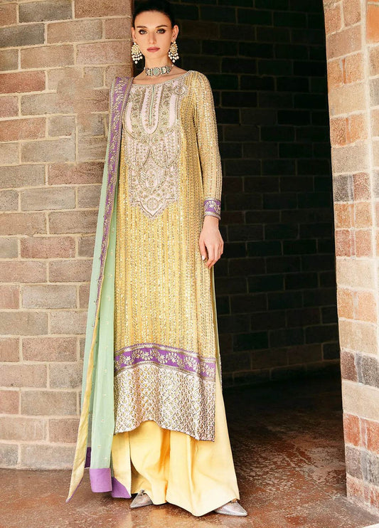 Freesia By Maryum N Maria Luxury Formals Unstitched 3pcs - Jotey