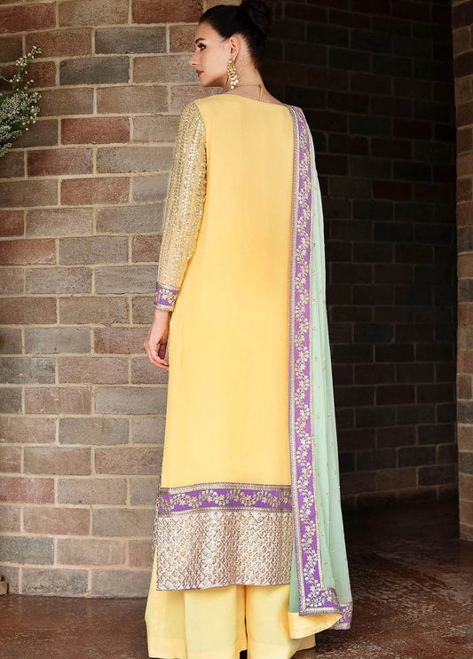 Freesia By Maryum N Maria Luxury Formals Unstitched 3pcs - Jotey