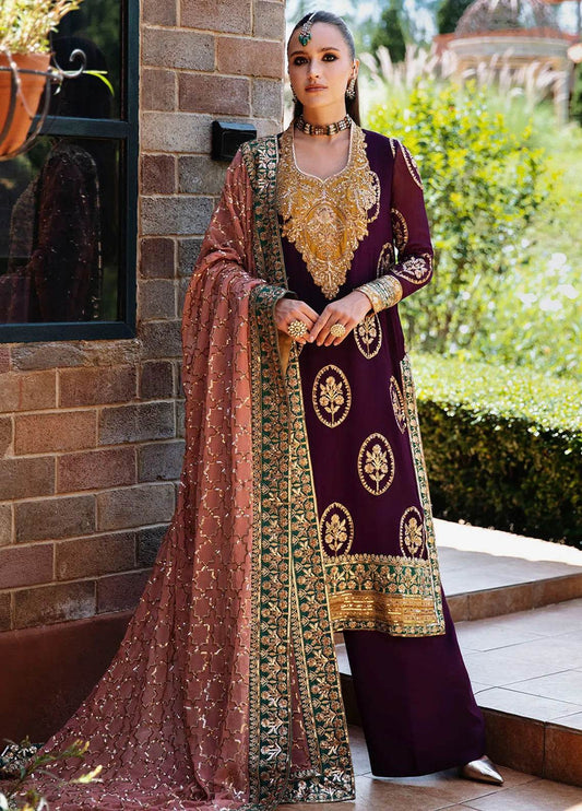 Freesia By Maryum N Maria Luxury Formals Unstitched 3pcs - Jotey