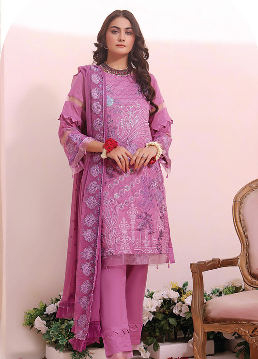 Rida Luxury Fancy Embroidered Unstitched 3pcs