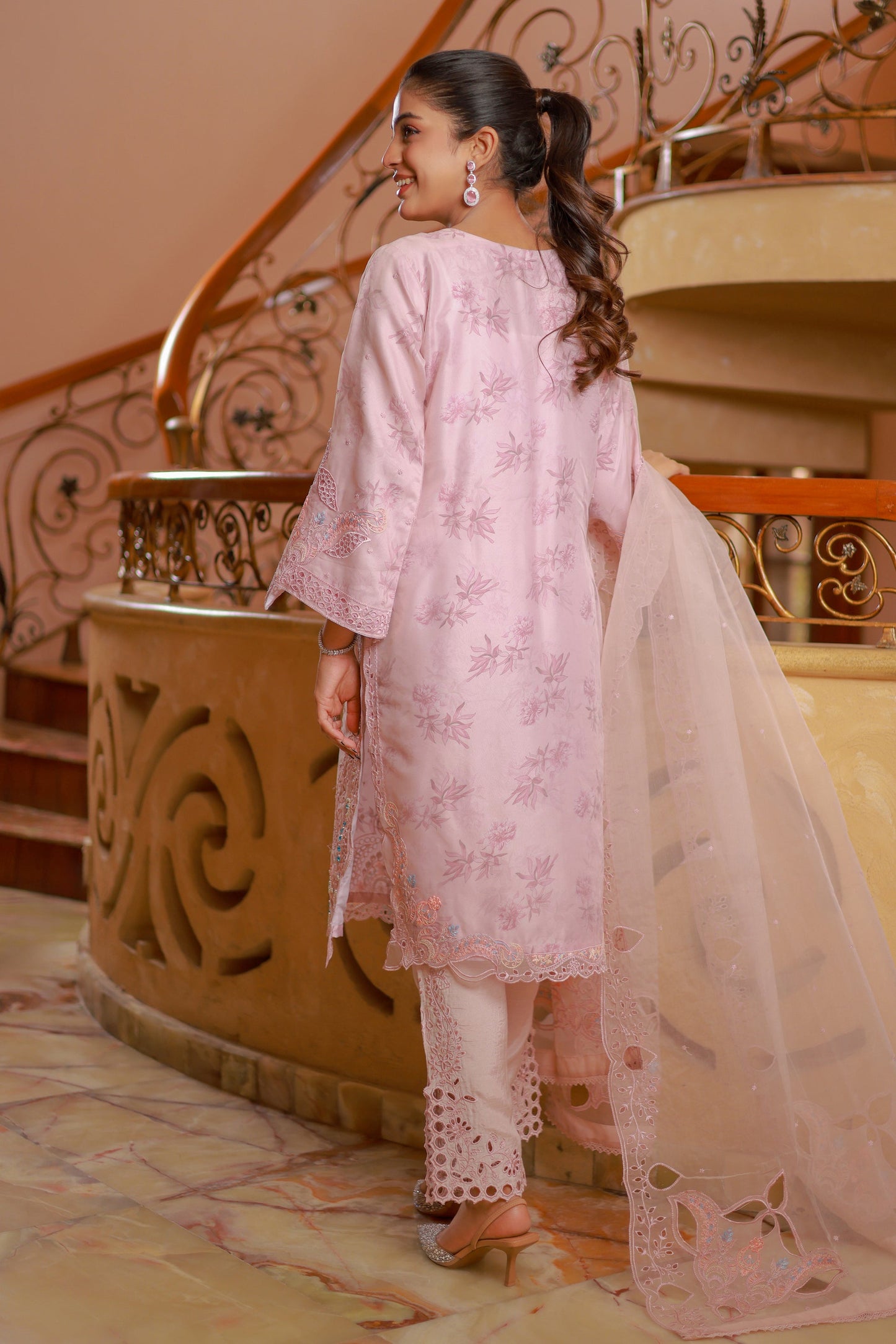 Naqsh by Guzel Organza Stitched 3pcs - Jotey