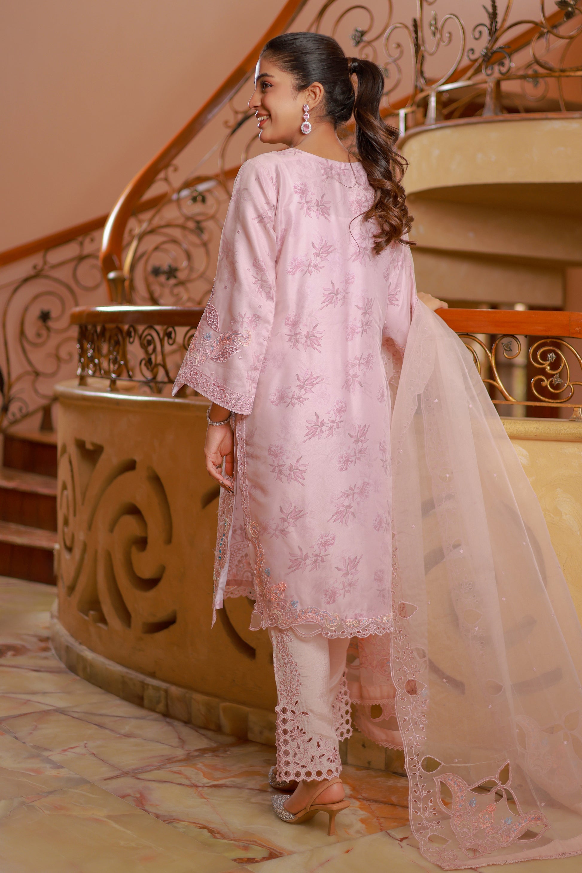 Naqsh by Guzel Organza Stitched 3pcs - Jotey