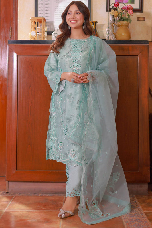 Naqsh by Guzel Organza Stitched 3pcs - Jotey