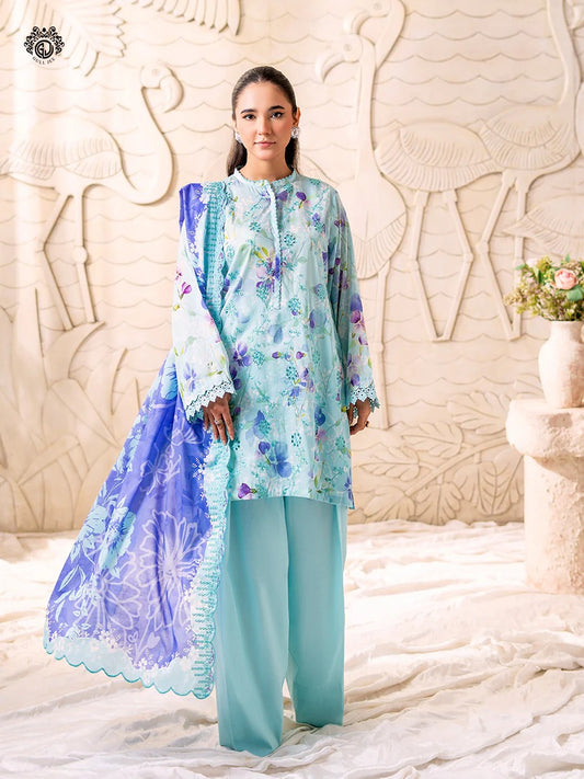 Mahajal By Gull Jee Embroidered Digital Printed Lawn Unstitched 3pcs