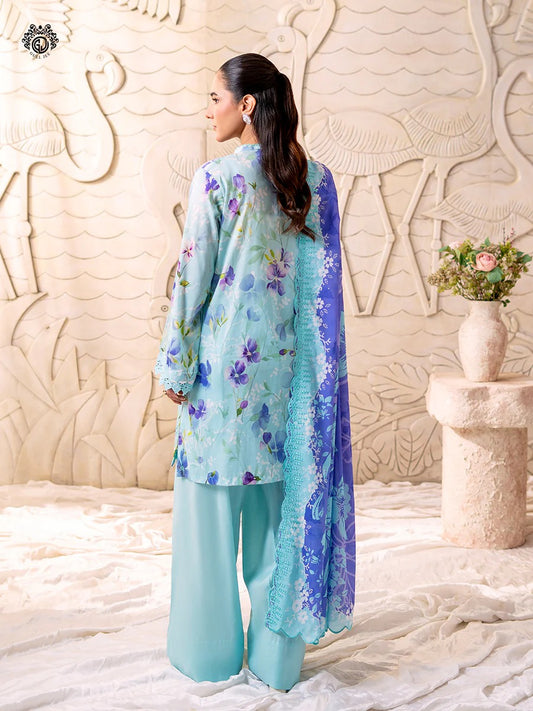 Mahajal By Gull Jee Embroidered Digital Printed Lawn Unstitched 3pcs