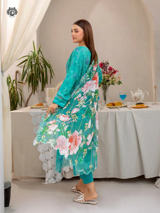 Rang Pasand By Gul Jee Embroidered Digital Printed Unstitched 3pcs