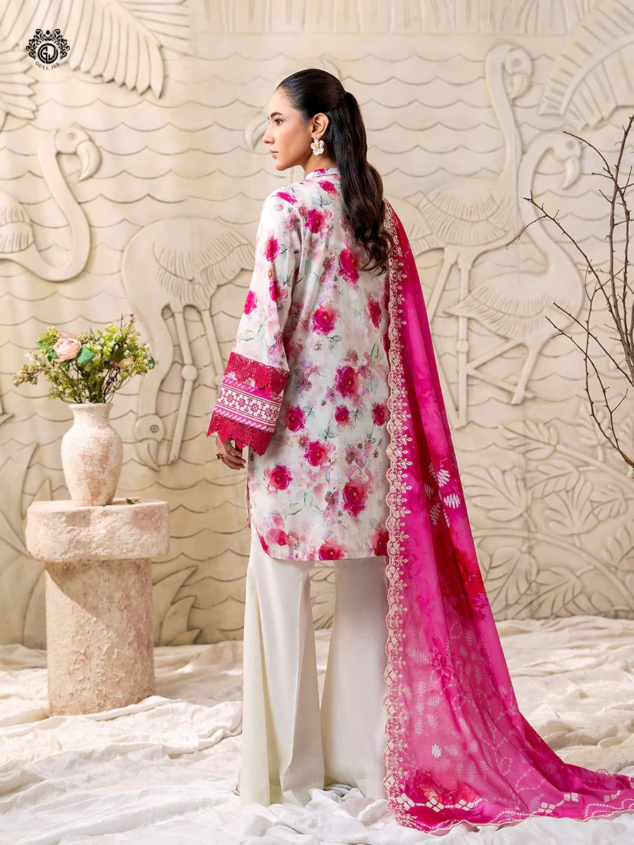 Mahajal By Gull Jee Embroidered Digital Printed Lawn Unstitched 3pcs