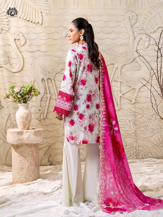 Mahajal By Gull Jee Embroidered Digital Printed Lawn Unstitched 3pcs