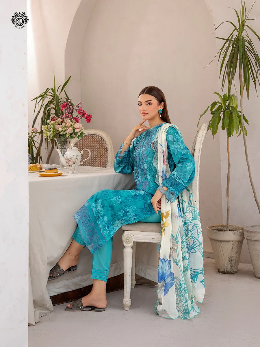 Rang Pasand By Gul Jee Embroidered Digital Printed Unstitched 3pcs