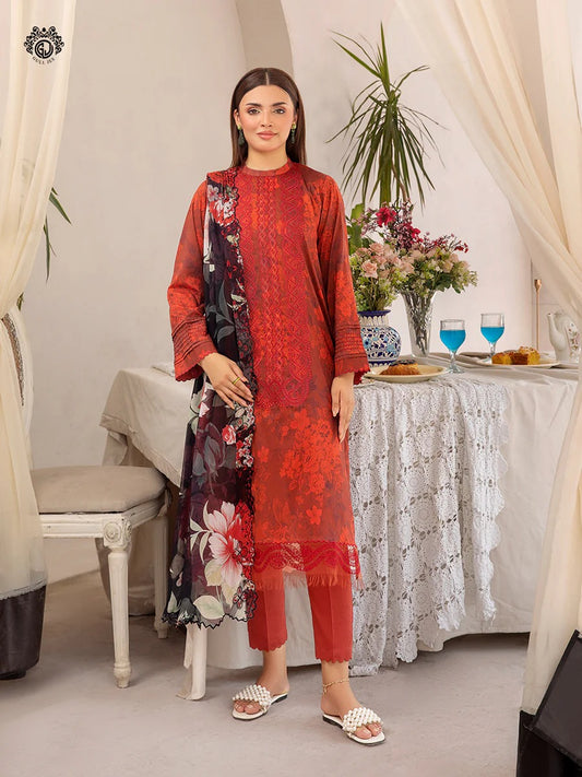 Rang Pasand By Gul Jee Embroidered Digital Printed Unstitched 3pcs