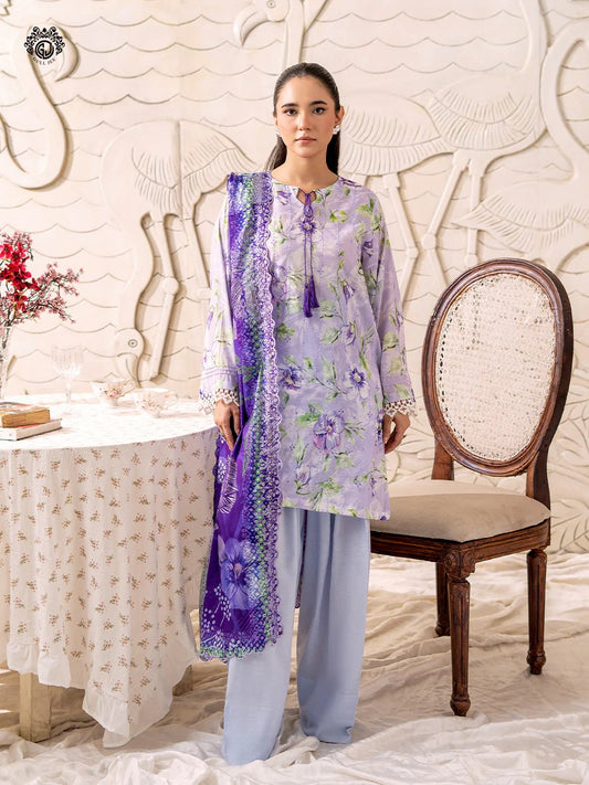 Mahajal By Gull Jee Embroidered Digital Printed Lawn Unstitched 3pcs