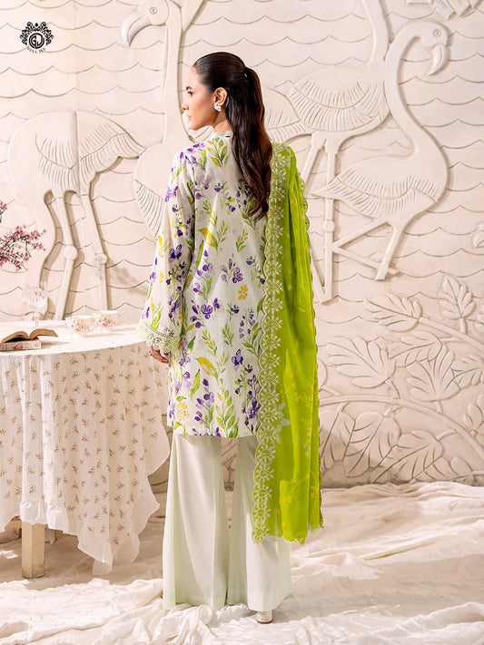 Mahajal By Gull Jee Embroidered Digital Printed Lawn Unstitched 3pcs