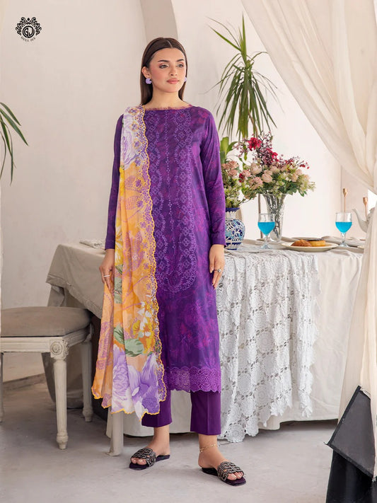 Rang Pasand By Gul Jee Embroidered Digital Printed Unstitched 3pcs
