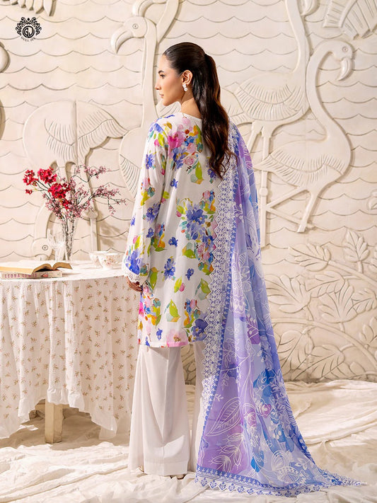 Mahajal By Gull Jee Embroidered Digital Printed Lawn Unstitched 3pcs