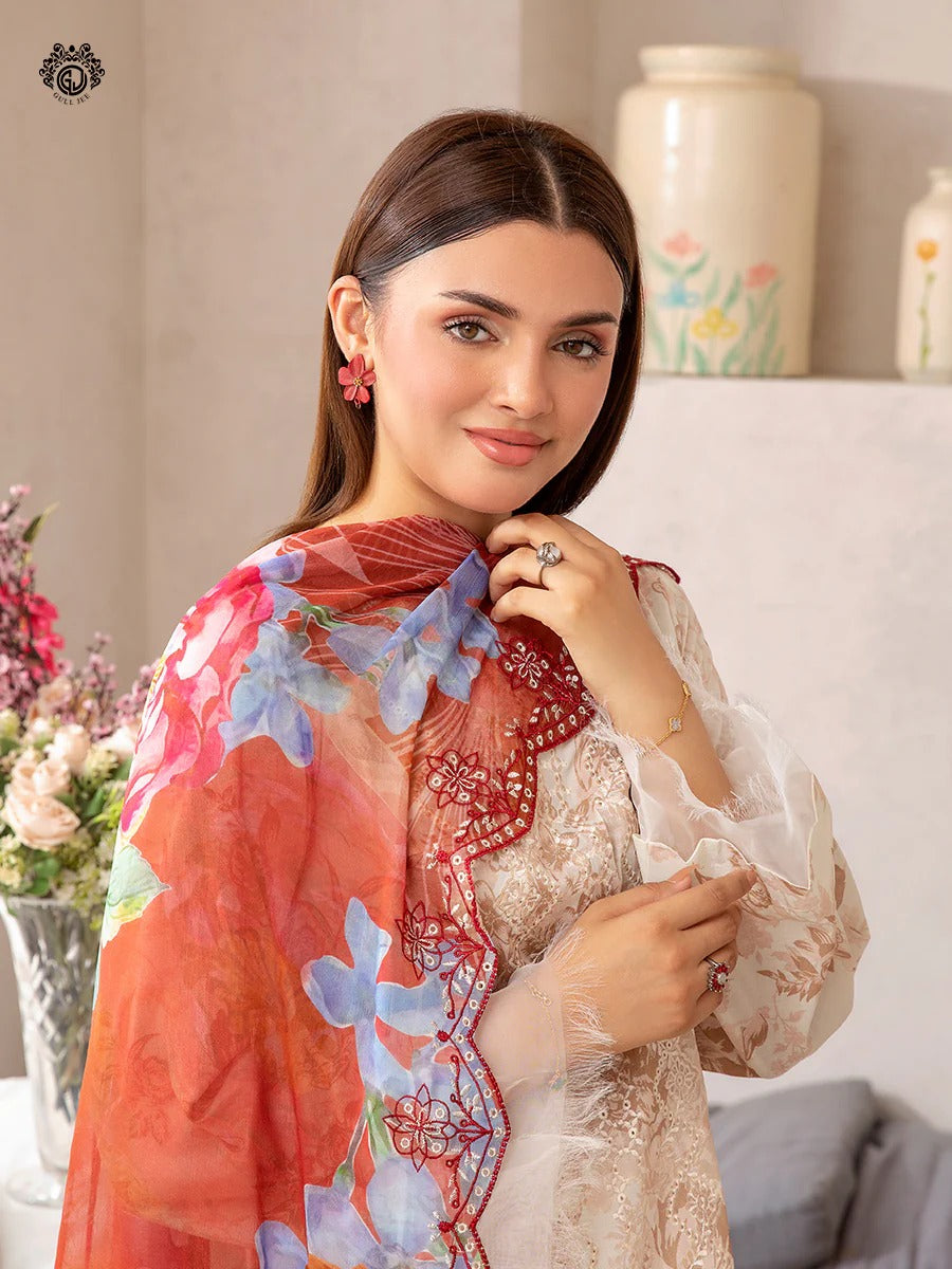 Rang Pasand By Gul Jee Embroidered Digital Printed Unstitched 3pcs