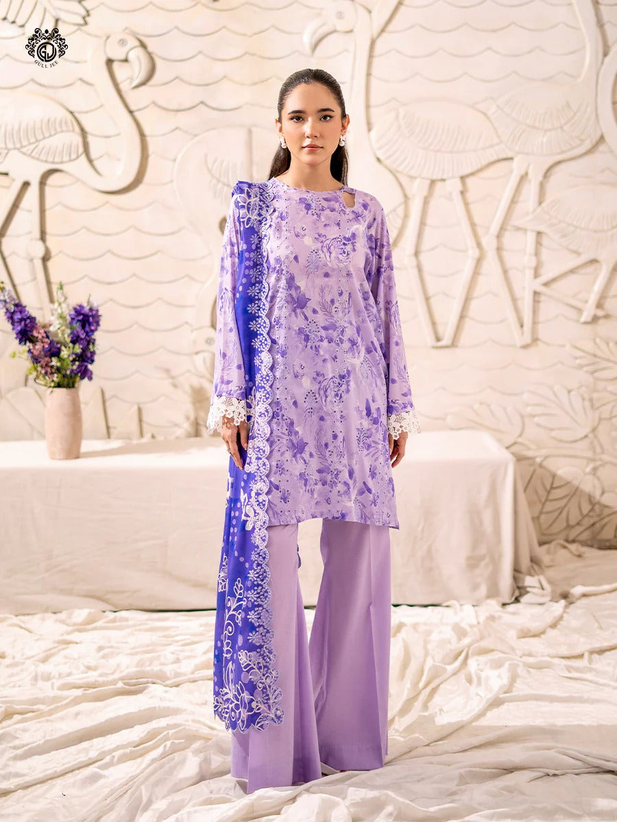 Mahajal By Gull Jee Embroidered Digital Printed Lawn Unstitched 3pcs