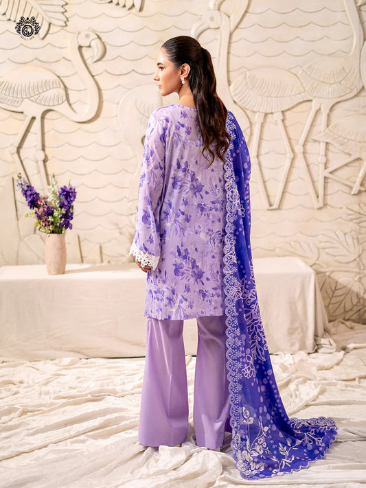 Mahajal By Gull Jee Embroidered Digital Printed Lawn Unstitched 3pcs