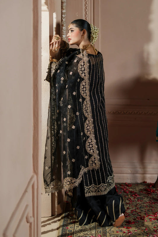 Dastoor By Zebtan Embroidered Luxury Organza Unstitched 3 Piece