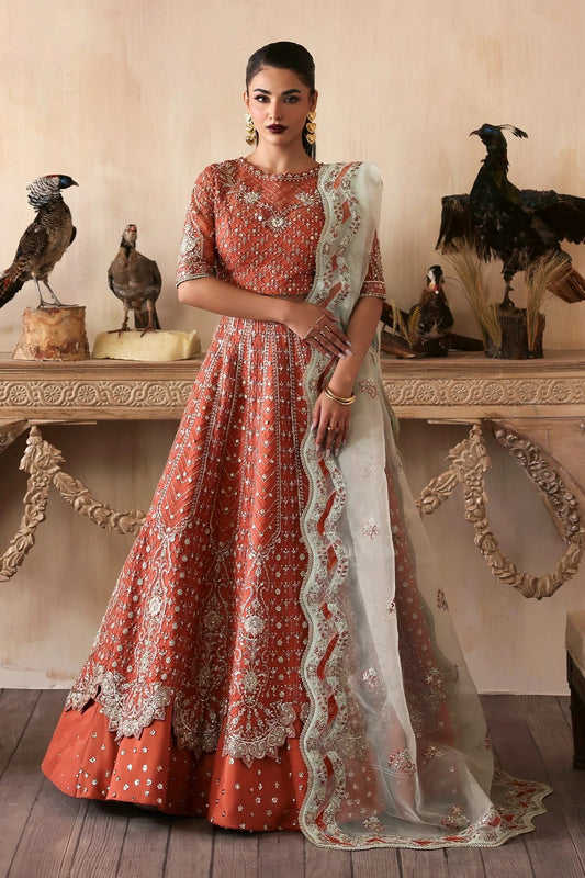 Jahanara By Zarposh Embroidered Hand Embellished Organza Festive'25 Unstitched 3 Piece