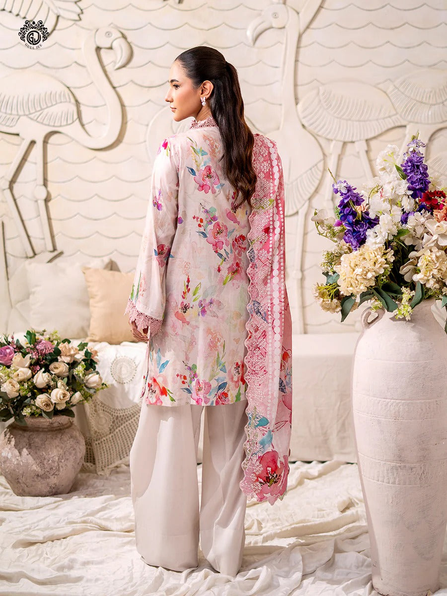 Mahajal By Gull Jee Embroidered Digital Printed Lawn Unstitched 3pcs