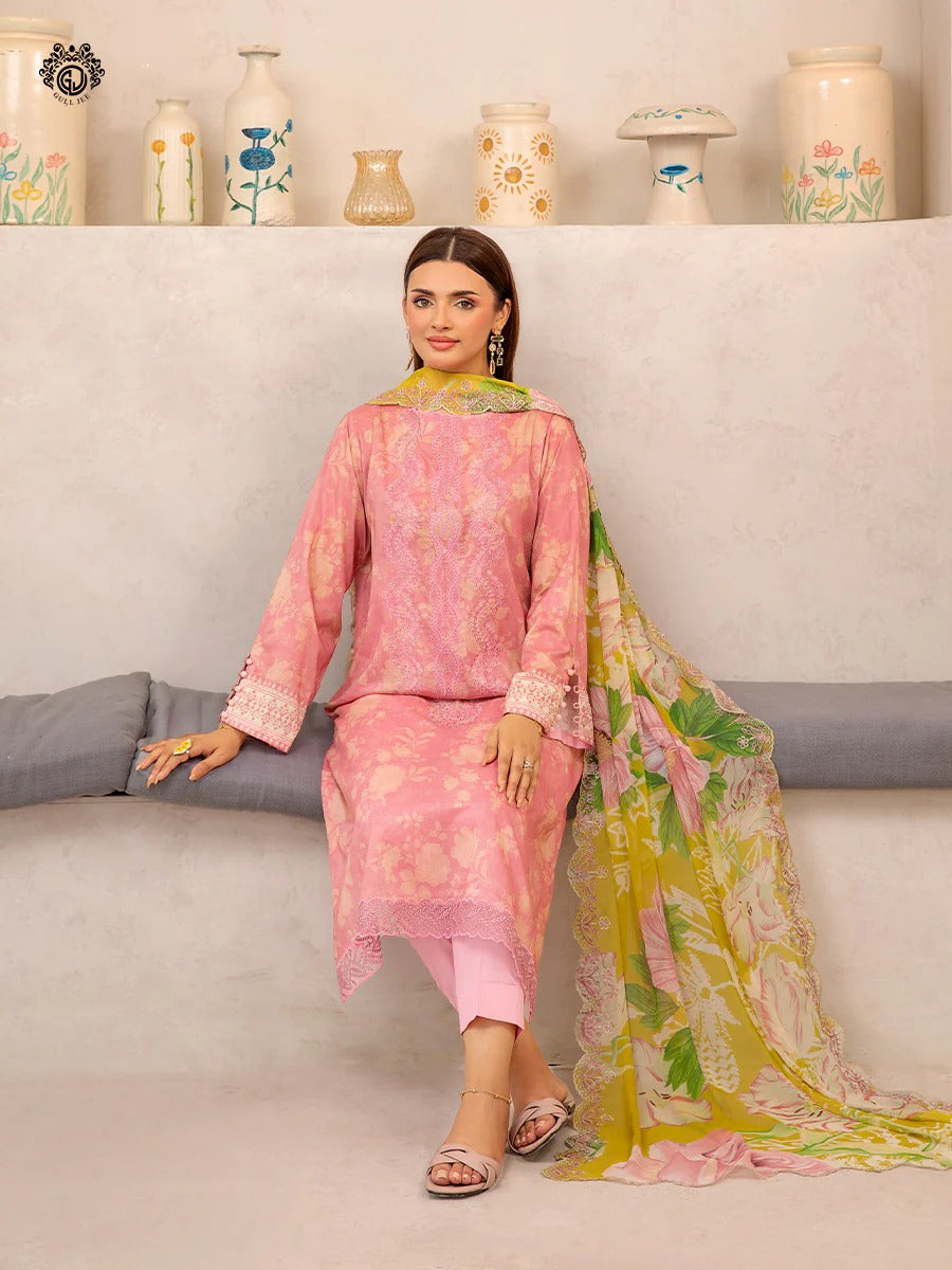 Rang Pasand By Gul Jee Embroidered Digital Printed Unstitched 3pcs