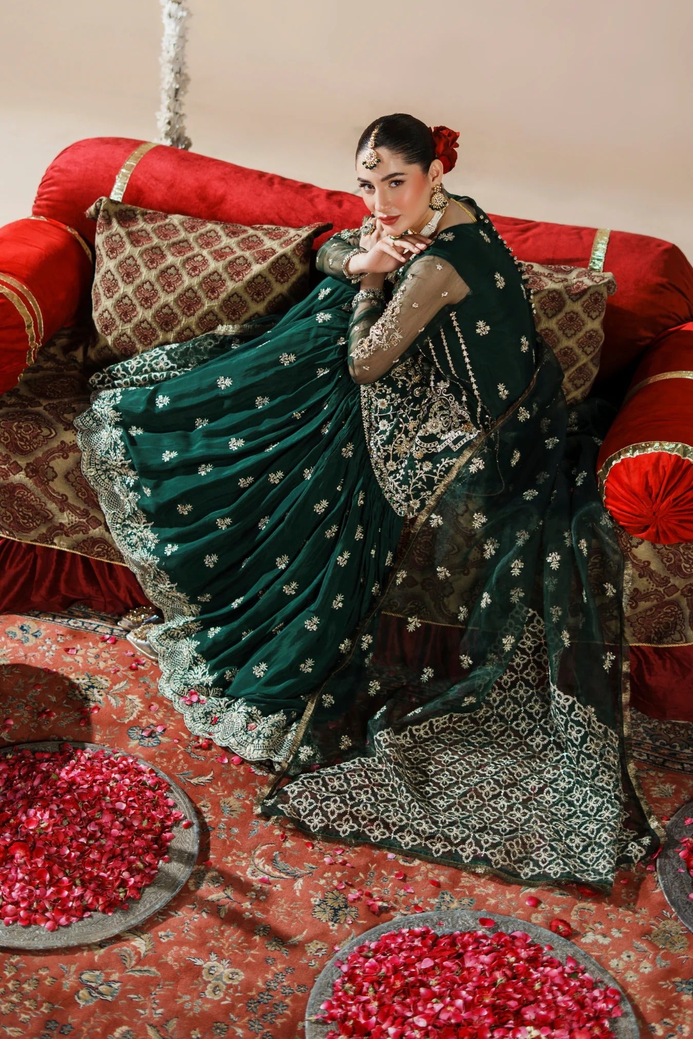 Dastoor By Zebtan Embroidered Luxury Organza Unstitched 3 Piece