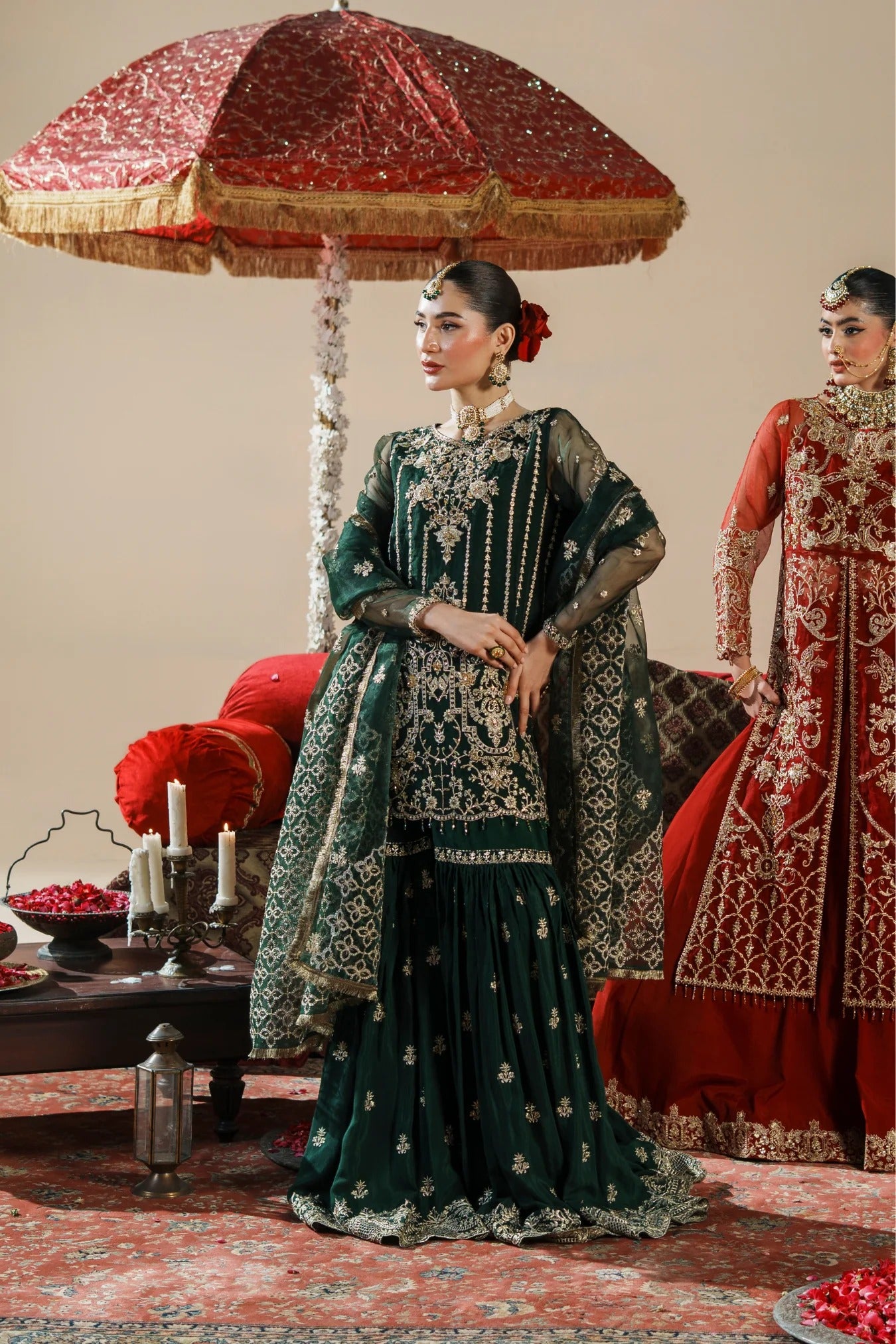 Dastoor By Zebtan Embroidered Luxury Organza Unstitched 3 Piece