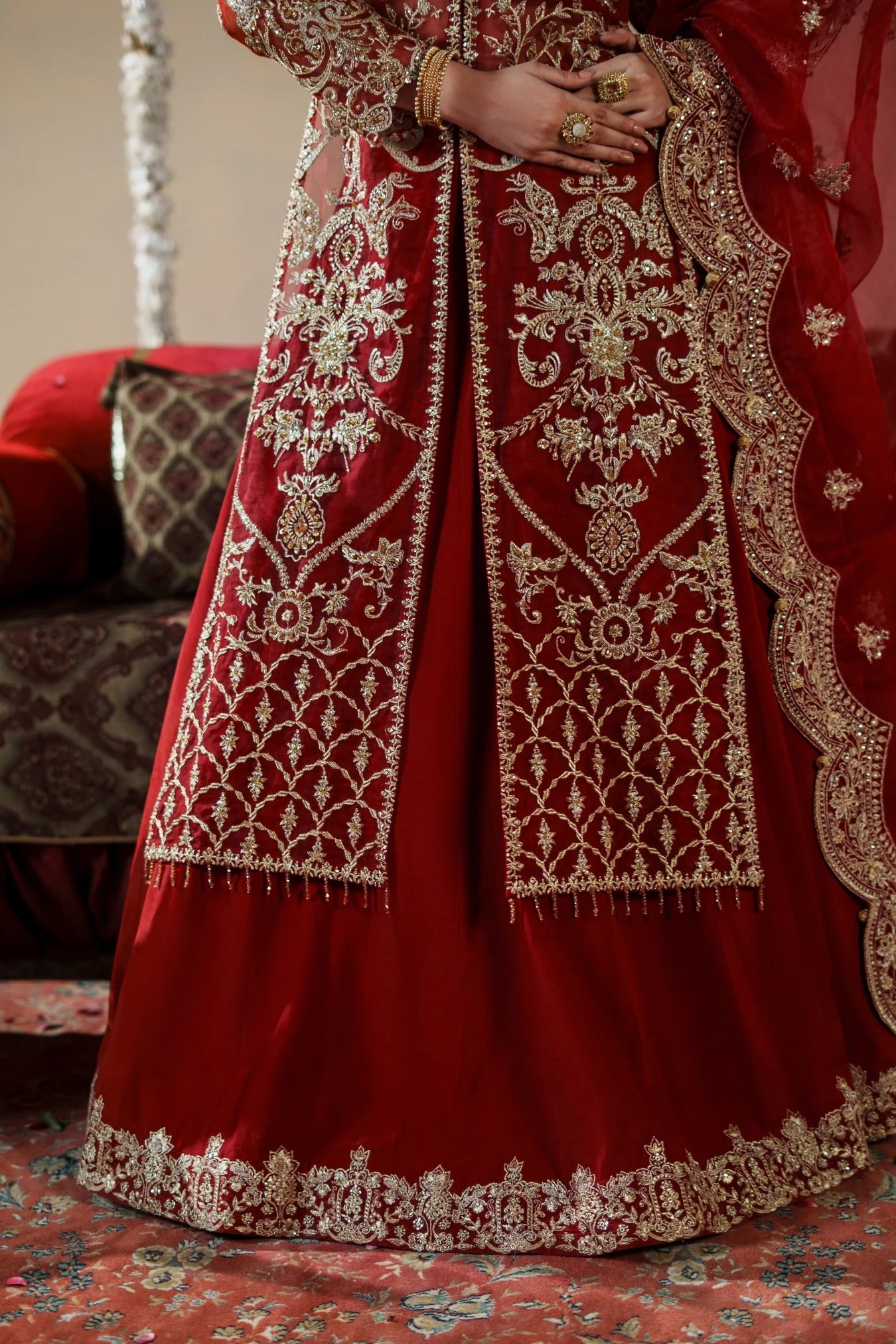 Dastoor By Zebtan Embroidered Luxury Organza Unstitched 3 Piece