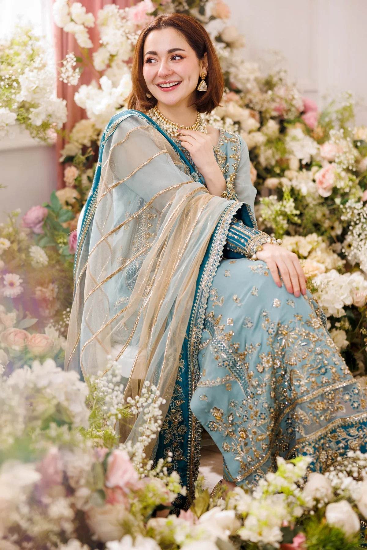 Charizma Dastan-E-Jashan Premium Chiffon Unstitched 4pcs - Jotey