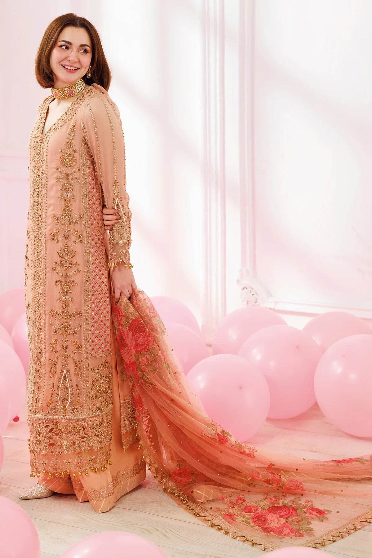 Charizma Dastan-E-Jashan Premium Chiffon Unstitched 4pcs - Jotey